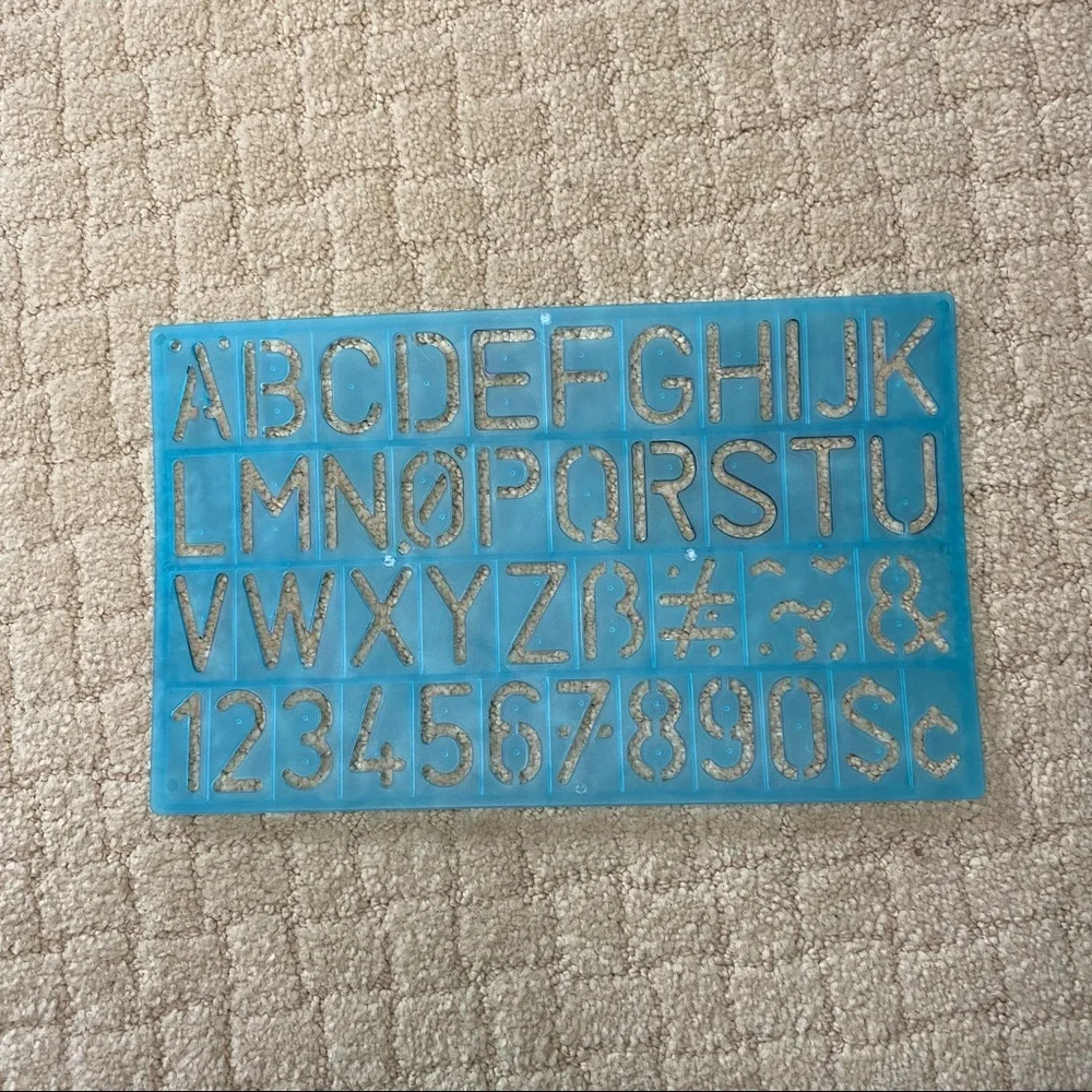 Roman Lettering stencil - Picture 4 of 8